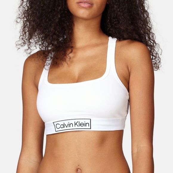 Reimagined Heritage Unlined Bralette in White - Picture 8 of 8